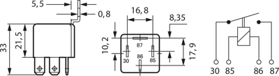 20 210 100A Wehrle Automotive Relays Image 2