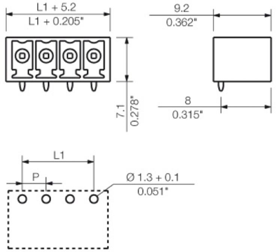 1036480000 Weidmüller PCB Connection Systems Image 3