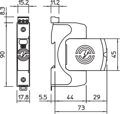 5093502 OBO Bettermann Overvoltage Protection Image 2