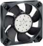 DC axial fan, 24 V, 119 x 119 x 25 mm, 200 m³/h, 52 dB, ball bearing, ebm-papst, 4414 FNN