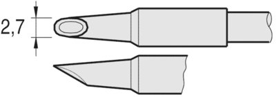 C245931 JBC Soldering tips, desoldering tips and hot air nozzles Image 2