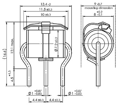 B88069X8680B502 EPCOS Gas Discharge Tubes Image 2