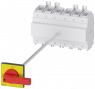 Emergency stop load-break switch, Rotary actuator, 6 pole, 160 A, 690 V, (W x H x D) 224 x 168 x 106 mm, front mounting, 3LD2318-3VK13