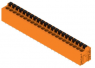 PCB terminal, 22 pole, pitch 5.08 mm, AWG 24-12, 20 A, spring-clamp connection, orange, 1331400000