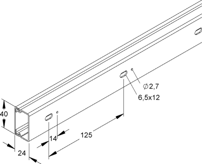 HKL2540.1 Kleinhuis Cable Channels Image 3