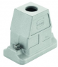 Grommet housing, size 10B, die-cast aluminum, M25, straight, screw locking, IP69/IPX9K/IP68/IP66, 19398100446