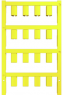 Polyamide cable maker, inscribable, (W x H) 12 x 7.4 mm, max. bundle Ø 7.4 mm, yellow, 1919620000