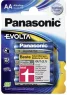 LR6EGE/4BP Panasonic Round Cells, 9V Blocks