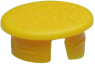 Front cap, without line, yellow, KKS, for rotary knobs size 16, A4116004