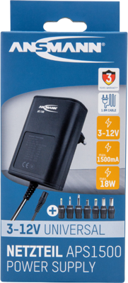 APS 1500 Ansmann Plug-In Power Supplies Image 4