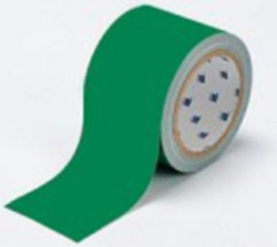 GREEN FLOOR TAPE 76,2 X 30 Brady Inspection labels, plates and tapes