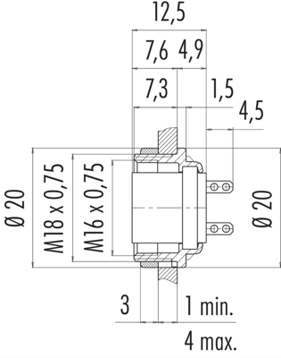 09 0474 80 08 binder Other Circular Connectors Image 2