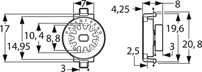 171 14 060 Thora Vibration Damper Image 2