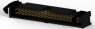 Pin header, 40 pole, pitch 2.54 mm, straight, black, 1-1761608-3