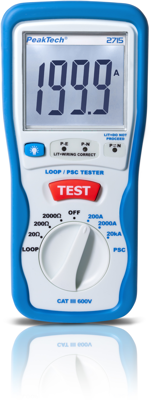 P 2715 PeakTech Electric Installation and Insulation Testers Image 1