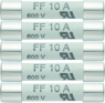 Microfuses 6 x 32 mm, 10 A, FF, 600 V (AC), 0590 0005