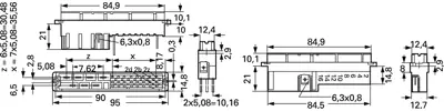 09062316821 Harting DIN PCB Connectors Image 2