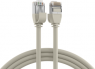 Patch cable highly flexible, RJ45 plug, straight to RJ45 plug, straight, Cat 6A, U/FTP, TPE/LSZH, 1 m, gray