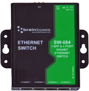 Ethernet switch, 5 ports, 1000 Mbit/s, 5-30 VDC, SW-084