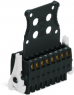 Socket header, 20 pole, pitch 3.5 mm, straight, black, 713-1110/037-9037/033-000