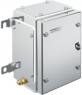 Stainless steel enclosure, (L x W x H) 133 x 152 x 229 mm, silver (RAL 7035), IP66/IP67, 1194560002