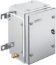 Stainless steel enclosure, (L x W x H) 133 x 152 x 229 mm, silver (RAL 7035), IP66/IP67, 1194560003