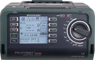 PROFITEST INTRO Gossen Metrawatt Electric Installation and Insulation Testers Image 1