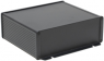 Aluminum enclosure, (L x W x H) 160 x 191 x 68 mm, black (RAL 9005), IP65, 1457U1602BK