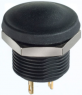 Pushbutton, 1 pole, blue, unlit , 0.1 A/28 V, mounting Ø 11.9 mm, IP67/IP69K, IXP3S01M