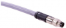 Sensor actuator cable, M8-cable plug, straight to open end, 8 pole, 0.5 m, PVC, gray, 21347300821005