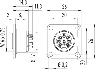 09 0112 370 04 binder Other Circular Connectors Image 2