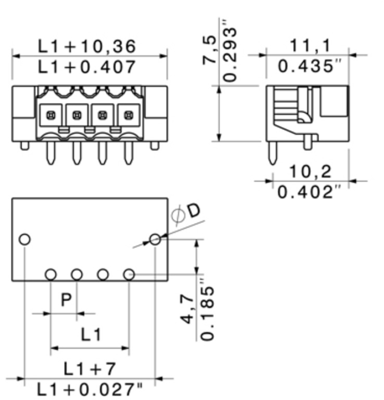 1000690000 Weidmüller PCB Connection Systems Image 3