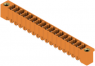 Pin header, 17 pole, pitch 3.81 mm, straight, orange, 1943330000