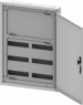Flush-mounted wall distributor, (H x W x D) 847 x 597 x 120 mm, IP31, steel, white, 8GK1072-3KK20