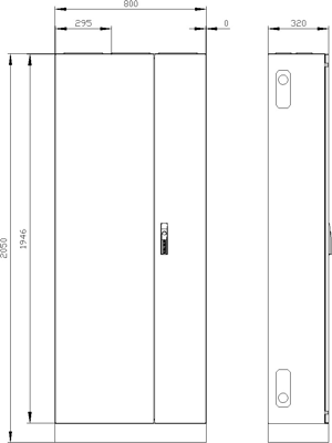 8GK1333-8KN34 Siemens Switch Cabinets, server cabinets Image 2