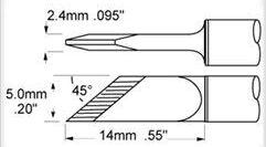 SCV-DRK50 METCAL Soldering tips, desoldering tips and hot air nozzles Image 3