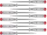 4-344-VDE-VE10 Bernstein Screwdrivers, Bits and Bitholders