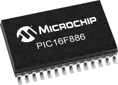 PIC16F886-I/SO Microchip Microcontrollers