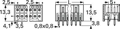 713-1405 WAGO PCB Connection Systems Image 2