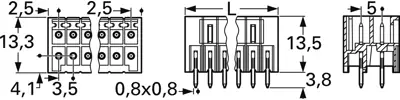 713-1409 WAGO PCB Connection Systems Image 2