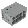 PCB terminal block, 6 mm², pitch 7.5 mm, 2-pole, Push-in CAGE CLAMP®, 6,00 mm², black