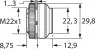 1.30.270.221/2300 RAFI Actuators, Signal Elements and Front Elements