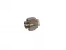 Straight hose fitting, M32, stainless steel, IP67, silver, (L) 15 mm