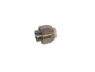 Straight hose fitting, M40, stainless steel, IP67, silver, (L) 16 mm