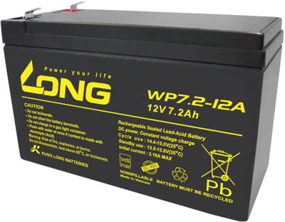 WP7.2-12A-F2 Long Lead-Acid Batteries, Lithium-Ion Batteries