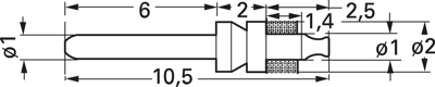 42.0002 Stäubli Electrical Connectors Pins