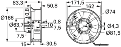 AC6200NM ebm-papst Axial Fans Image 2