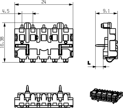 1155870000 Weidmüller Accessories for Enclosures Image 2