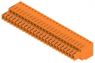 Socket header, 24 pole, pitch 3.5 mm, straight, orange, 1690410000