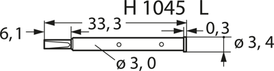 H 1045 L PTR Accessories for Contact Probes